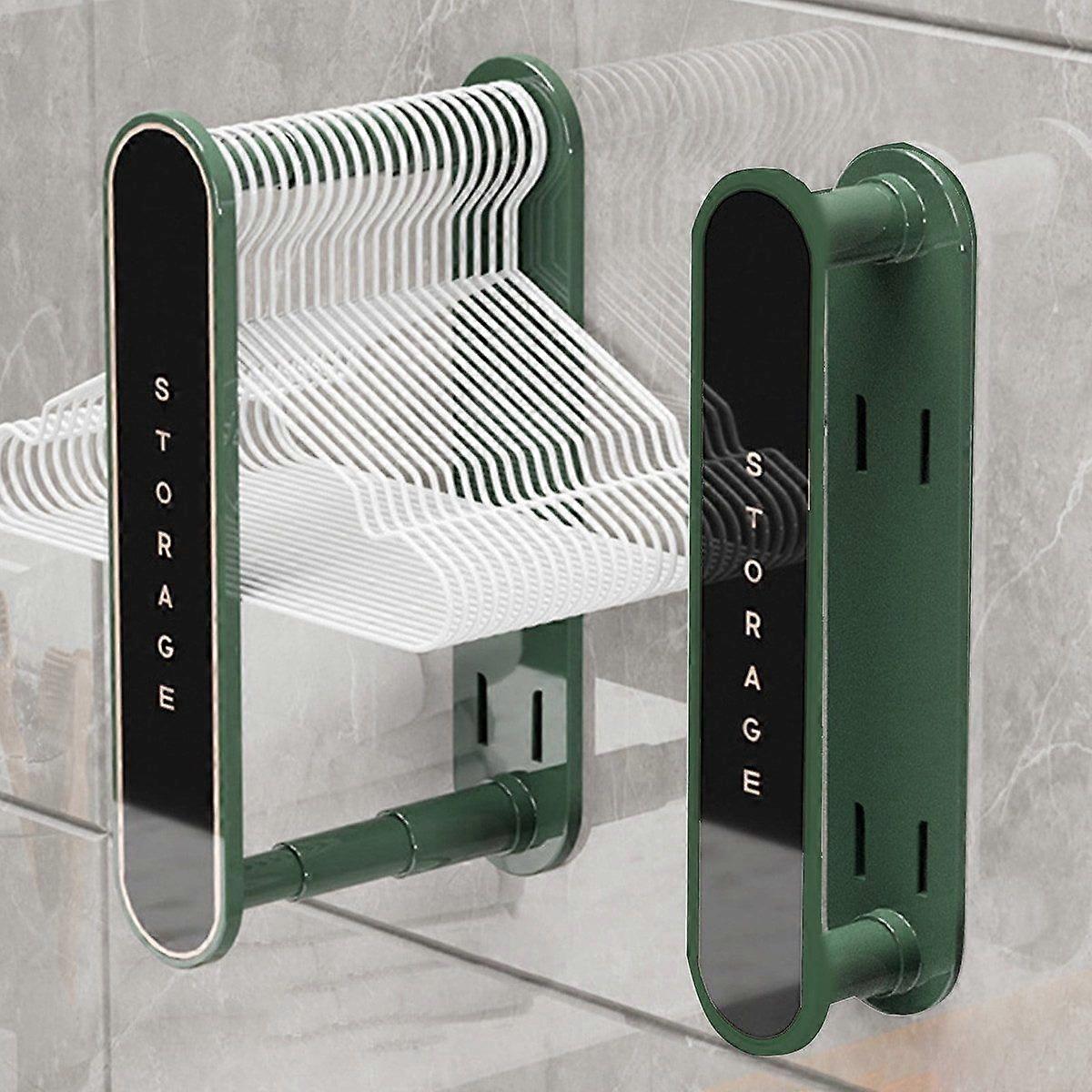 Space-Saving Wall-Mounted Retractable Clothes Hanger for Balcony