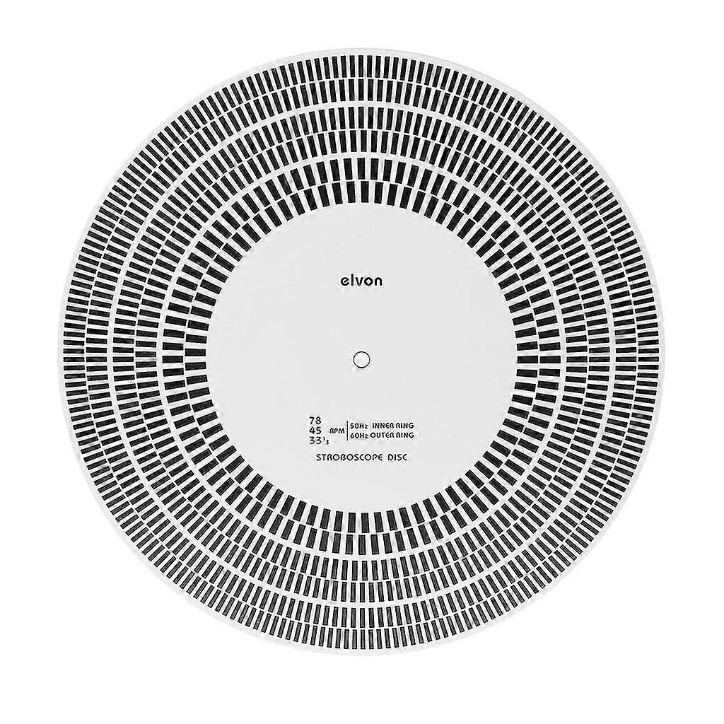 LP Vinyl Record Turntables Phono Tachometer Calibration Stroboscope Disc