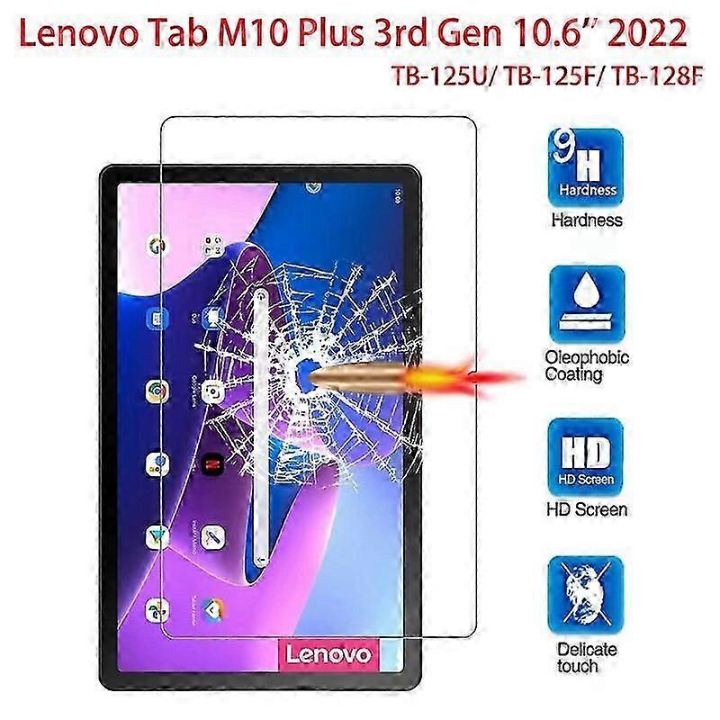 Lenovo Tab M10 Plus用タブレットHd強化ガラススクリーンプロテクター第3世代10.6インチ2022保護傷防止フィルムスクリーンプロテクター