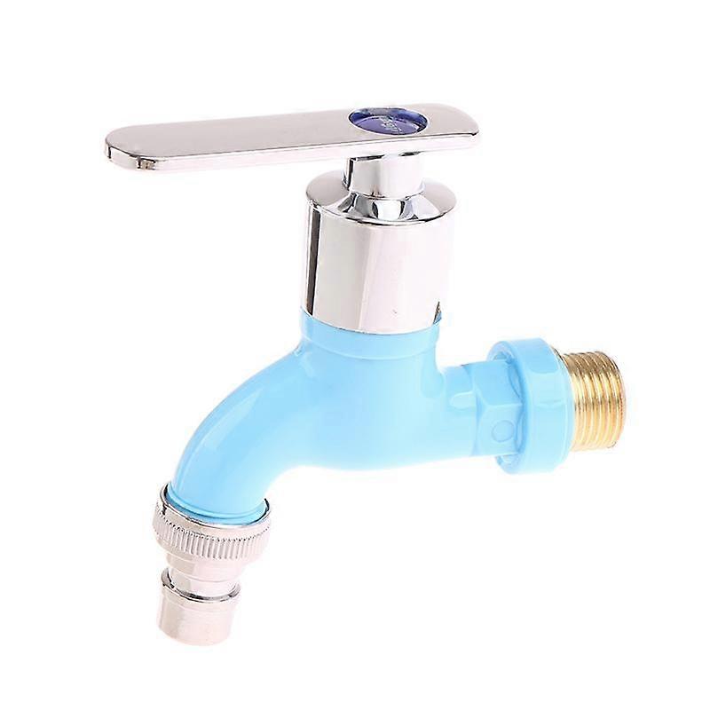 4 Colors Faucet 1/2" Male Wall Mounted Washing Machine Faucet Plastic Water Hose Quick Connector Garden Balcony Faucet