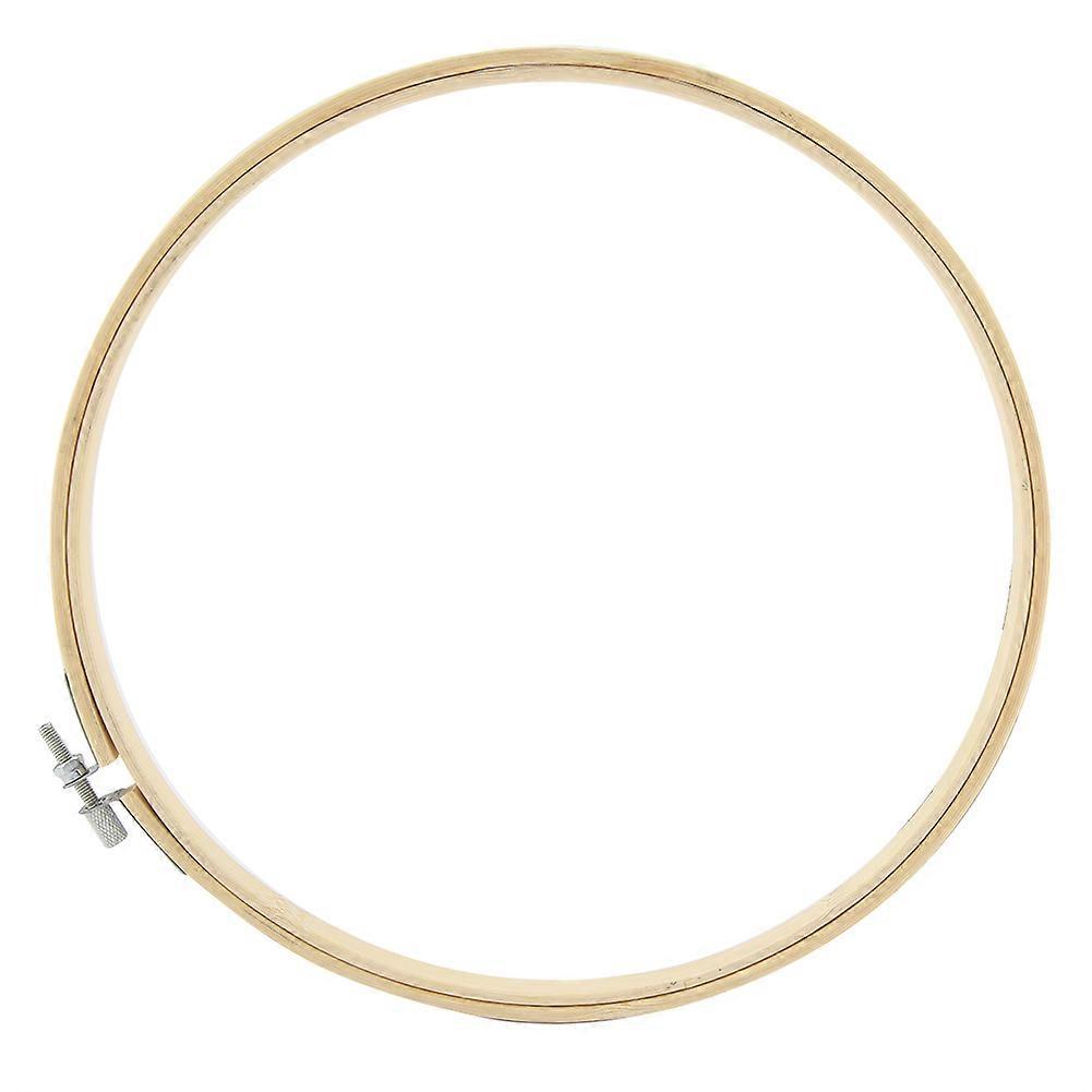 Bamboo Embroidery Frame Ring Loop 30cm for Cross Stitch Sewing DIY Art Craft, Durable and Lightweight Design
