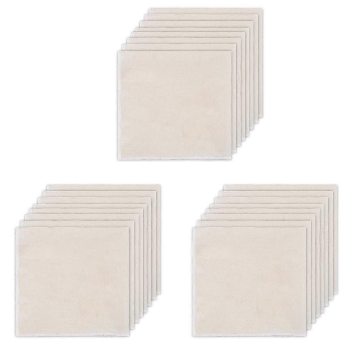 24 PCS Reusable Cheese Cloths for Straining, 20x20 Inch Hemmed Organic Cheesecloth, for Coffee Brew