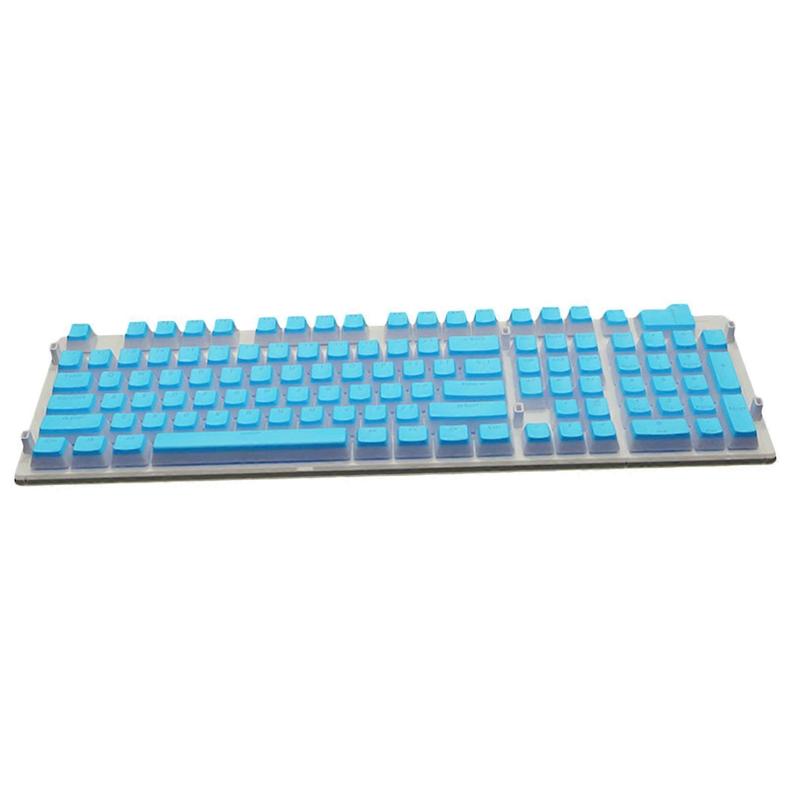 108 Keys Pudding Keycaps Game Caps for Cherry MX Mechanical Keyboard Gray