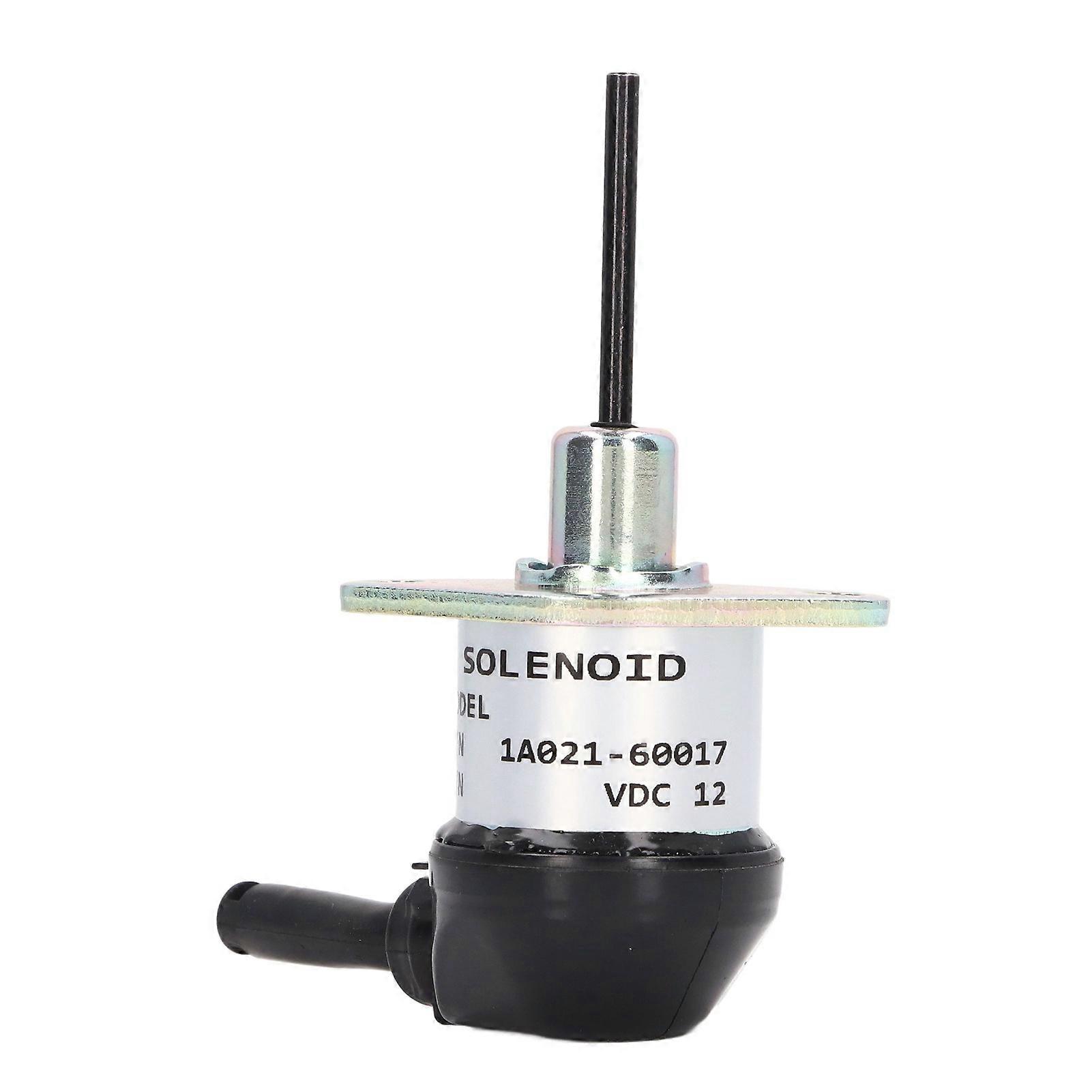 12V DC Fuel Shutdown Sole Valve 1A021‑60017 Engine Cut Down Flameout Valve for Kubota V2003