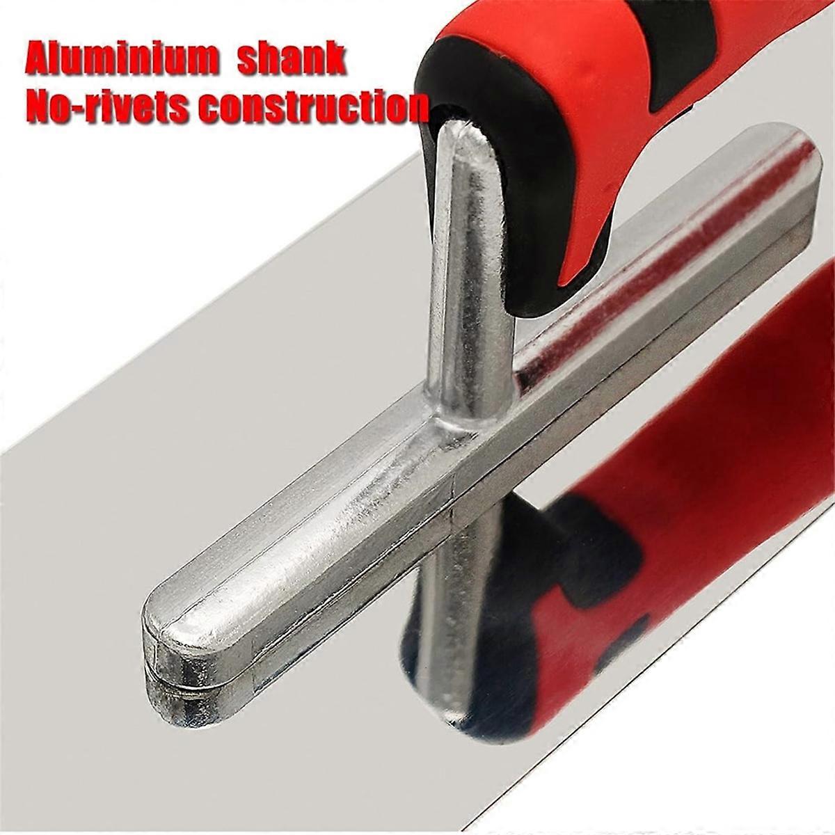 2PCS Concrete Tools Set Stainless Steel Pool Trowel(14x4in & 11x4in)