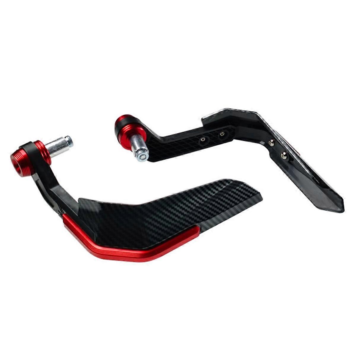 Motorcycle Handle Hand Guard Wind Protector Handlebar Handguard Red