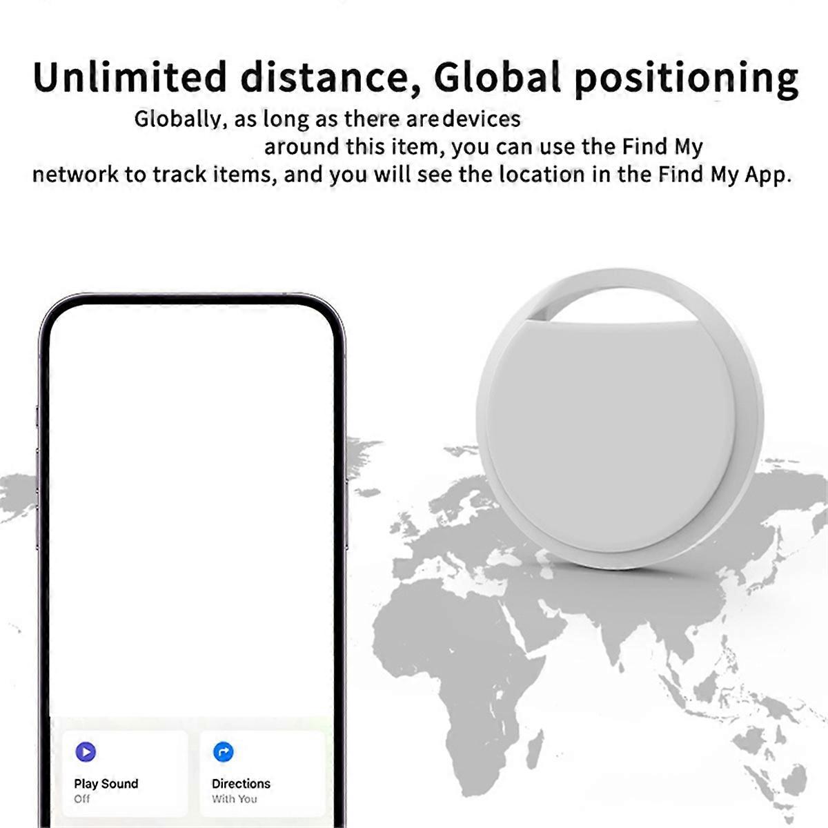 For Airtag Anti-Lost Tracker Bluetooth GPS Pet Tracker White