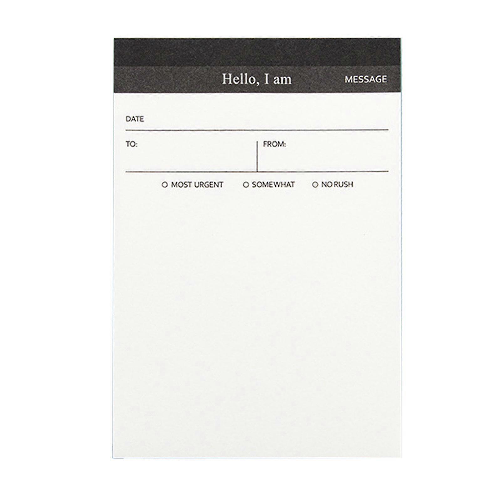 Günlük Program Planlayıcı Defter Kontrol Listesi Not Defterleri Not Defteri 50 Sayfa Yırtılabilir Küçük Defter Notlar Notlar için Yazma Pedi