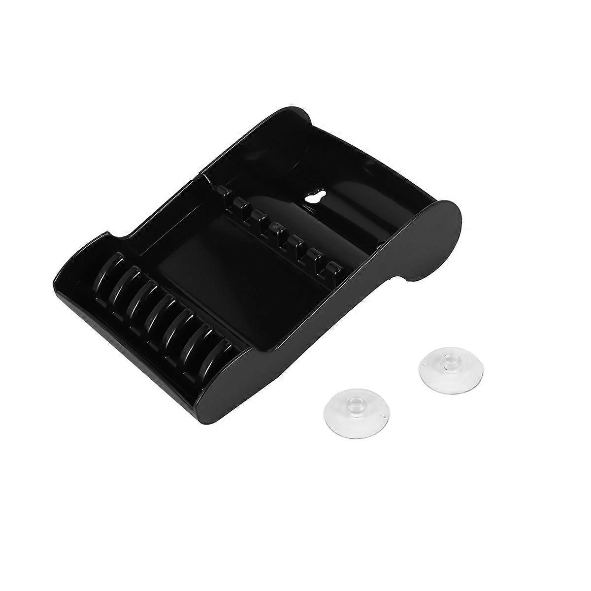 Salon Shears Stand Rack 6 Holder Storage Tray with 2 Sucker