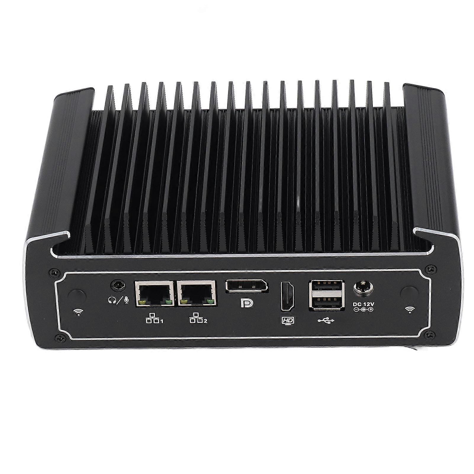 מחשב מיני תעשייתי N3022 64GB זיכרון 4G אחסון שחור ללא מאוורר