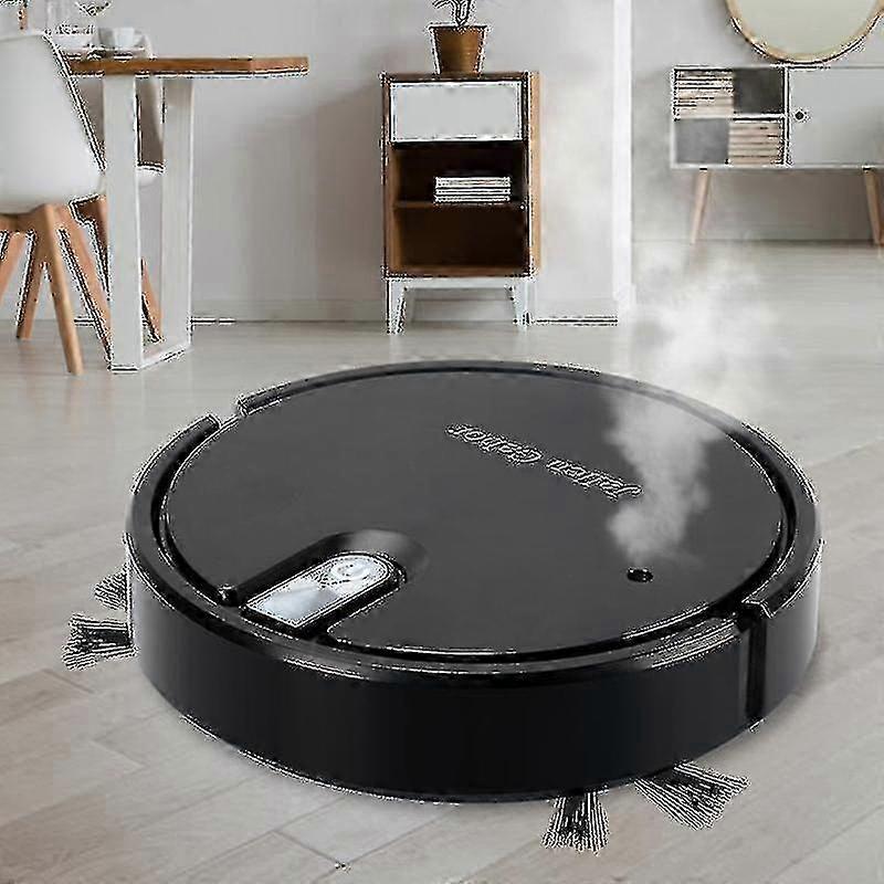 Wireless vacuum cleaner with mop for quiet LED-lit cleaning