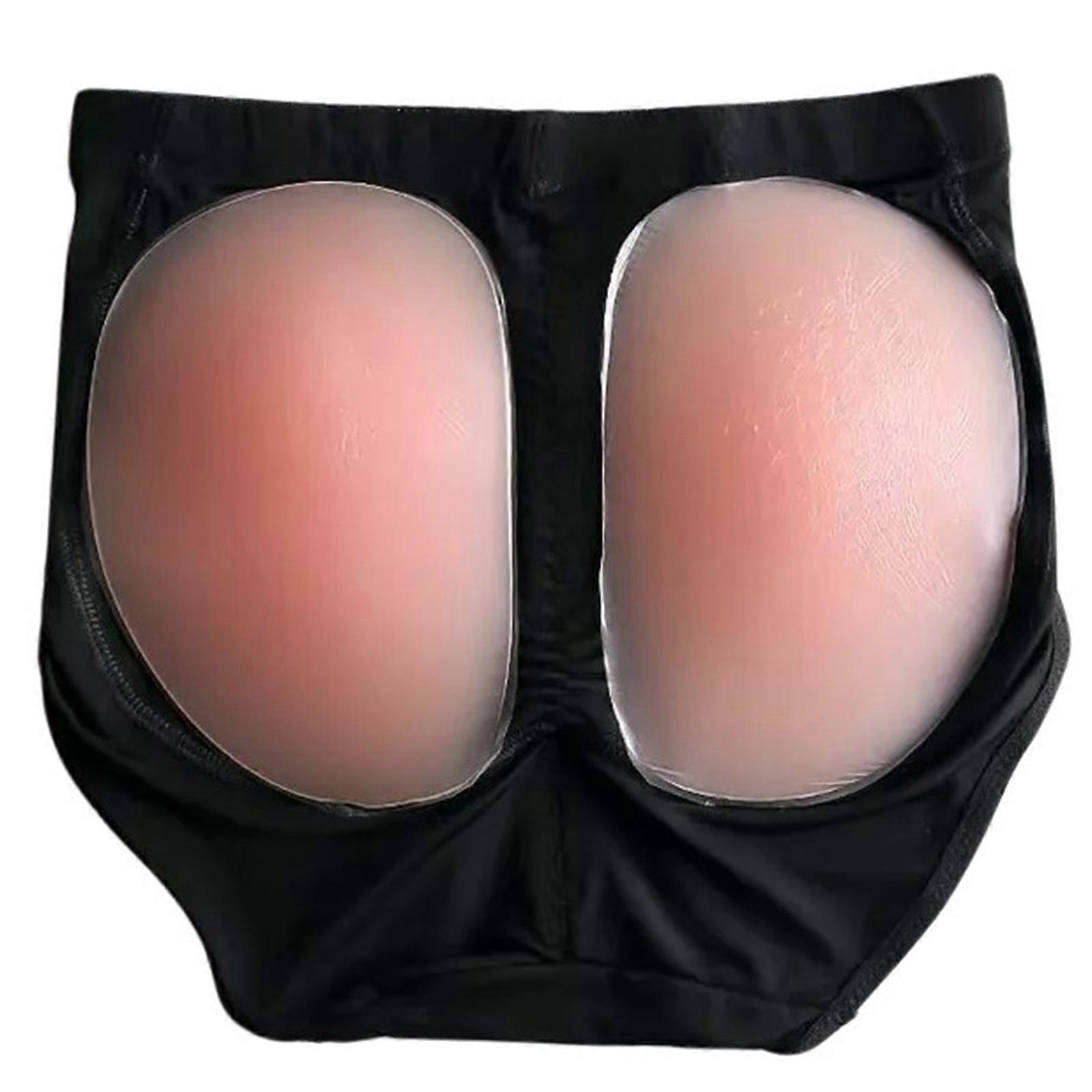 Womens False Buttock Briefs with Removable Silicone Pads Butt Lifter Padded Panties Hip Enhancer Underwear Shapewear  XL