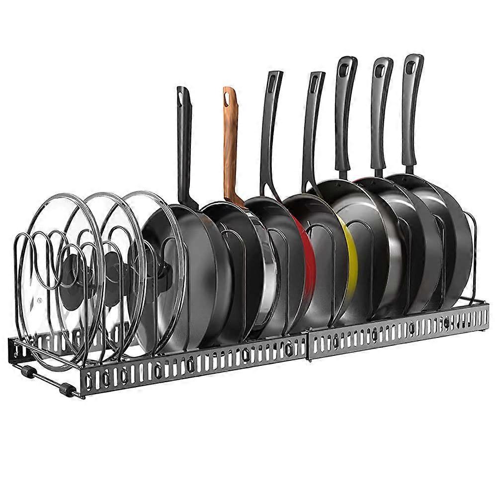 Expandable Pots & Pans for Organizer Kitchen Countertop Cabinet