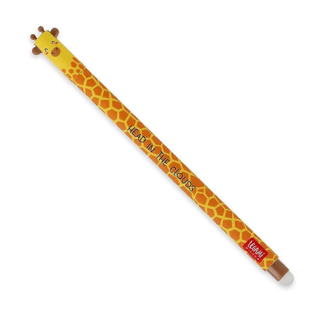 Legami Erasable Ballpoint Gel Pen Giraffe Design