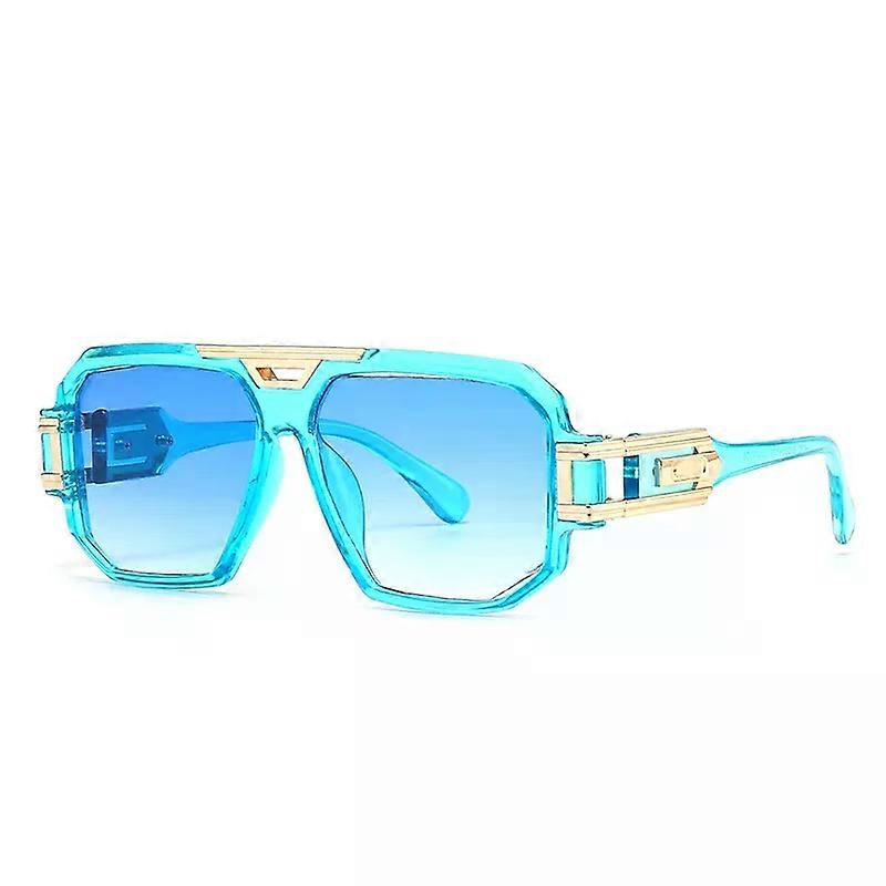 Cross-Border Export New Modern Retro Large Frame Men's Sunglasses Ins Style Street Style Big Brand Ink