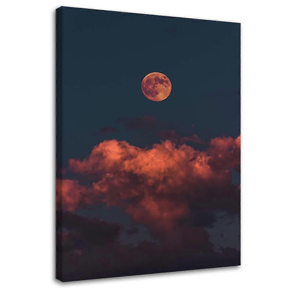 Impression sur toile, Nuages roses - 80x120