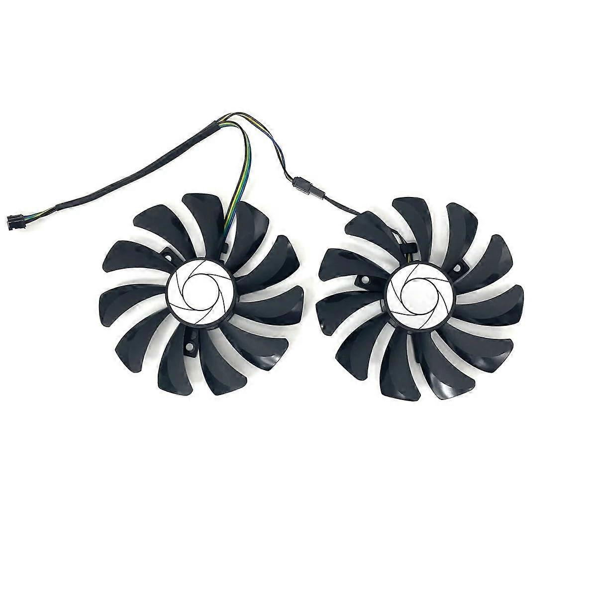 Graphics Card Fan 2PCS Set 85MM HA9010H12FZ 4Pin G Compatible With GTX 1060 OC 6G GTX 960 P106100 GTX1060 GTX960