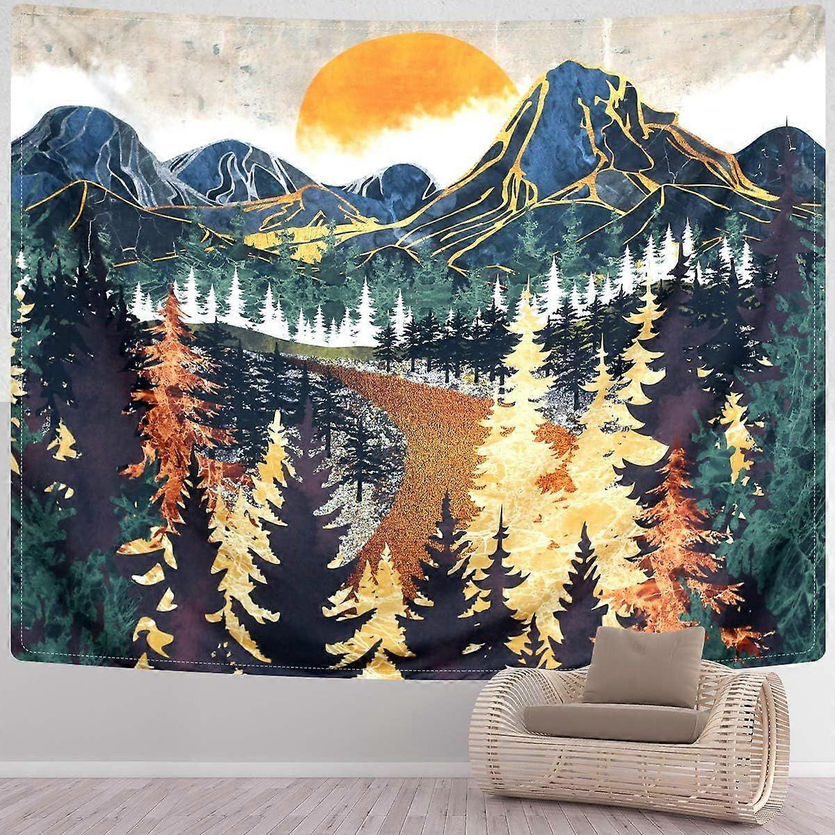 Forest Trees Art Tapestry (51.2 x 59.1 inches)