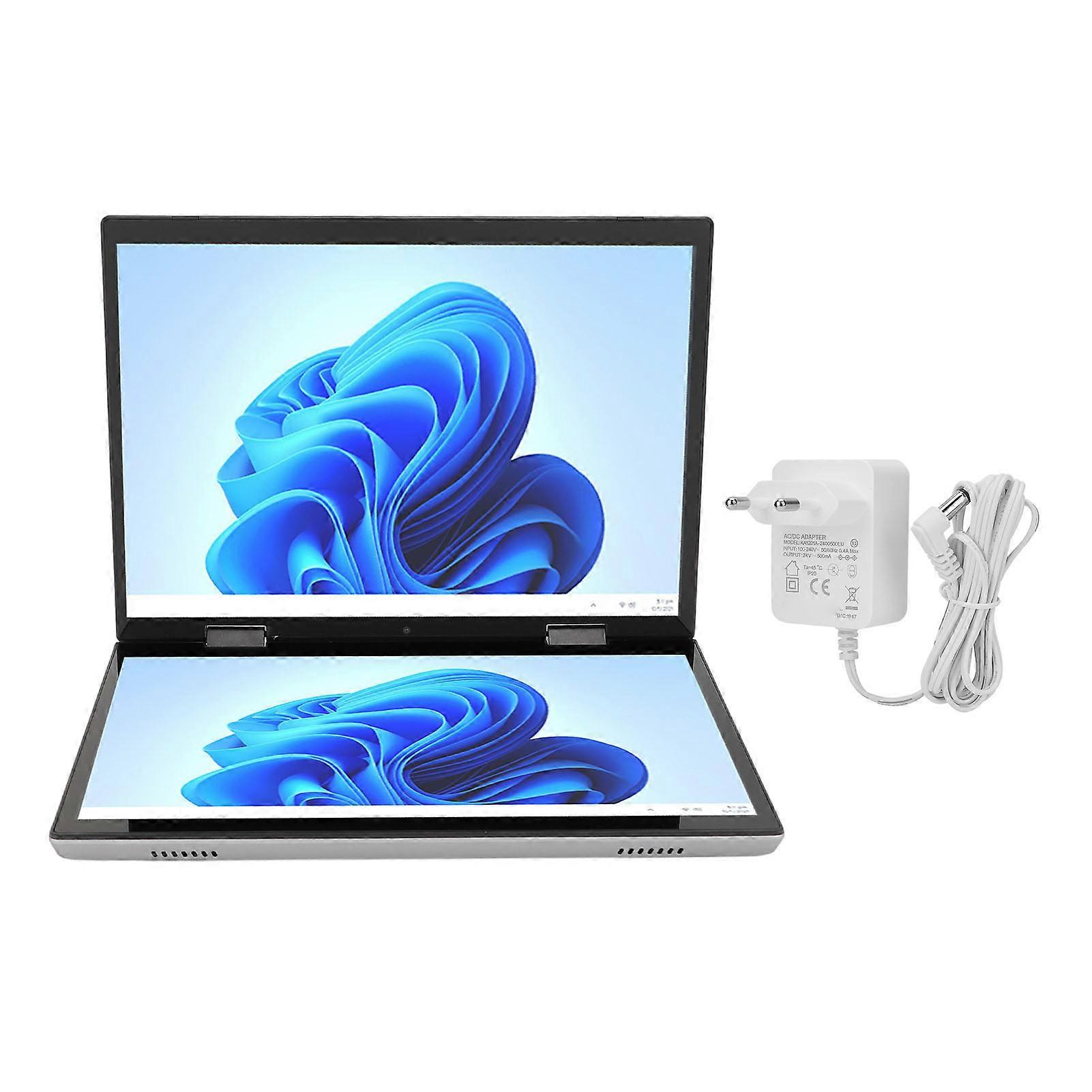 10.5 Inch Dual Screen Touch 4K HD 16GB DDR5 1TB M.2 SSD Bluetooth 5.2 2MP Camera Small Touchscreen Laptop Computer for Win 11 Pro