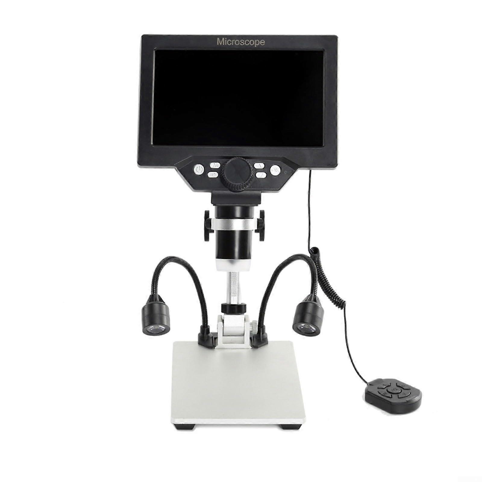 7 Inch LCD Digital Microscope 1200X, Soldering Microscope, Handheld Magnifying Glass for Electronic Repair