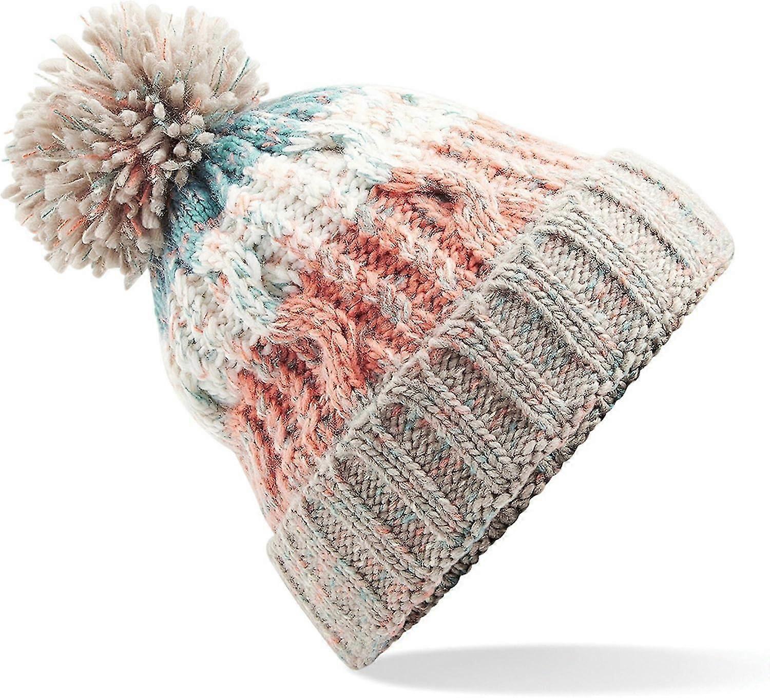 Fleece gebreide muts voor dames