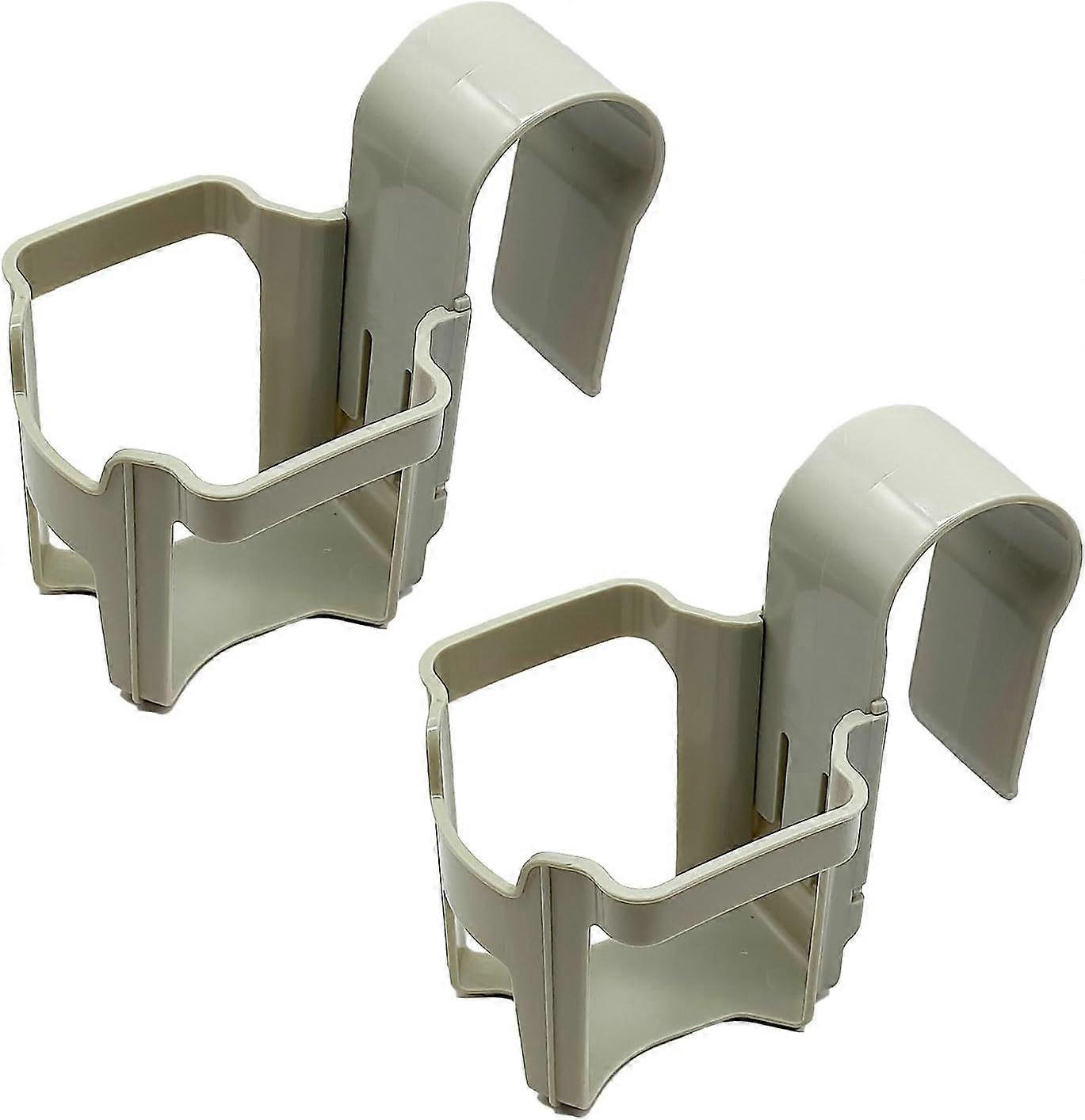 Pack Plastic Pool Cup Holders, Multifunctional Pool Accessories, Pool Cup Holders, Compatible with Most Pools (Khaki)