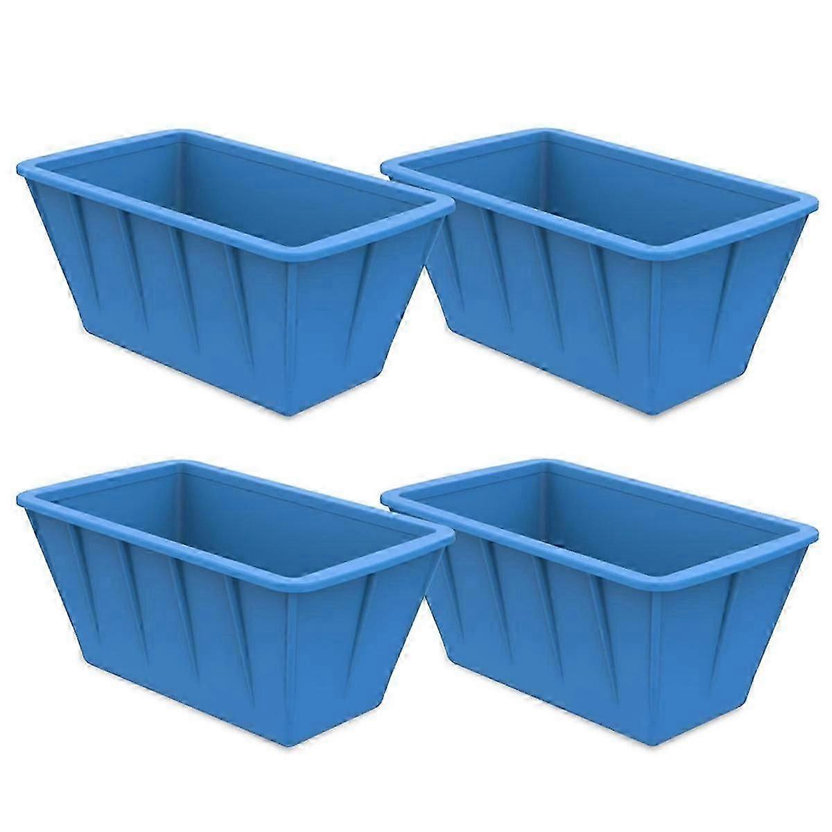 convient pour les moules à glaçons extra larges Moules à blocs de glace en silicone 4Pack pour baignoire à glace, glaçon réutilisable Tra-FO SHAN RAN WANG