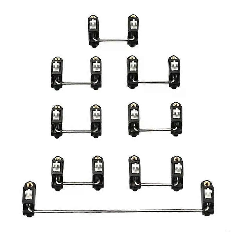 K32C Plate Mounted Satellite Stabilizer 2u 625u for 61 87 104 108 Mechanical Keyboard Switches Plated Steel Stabilizers