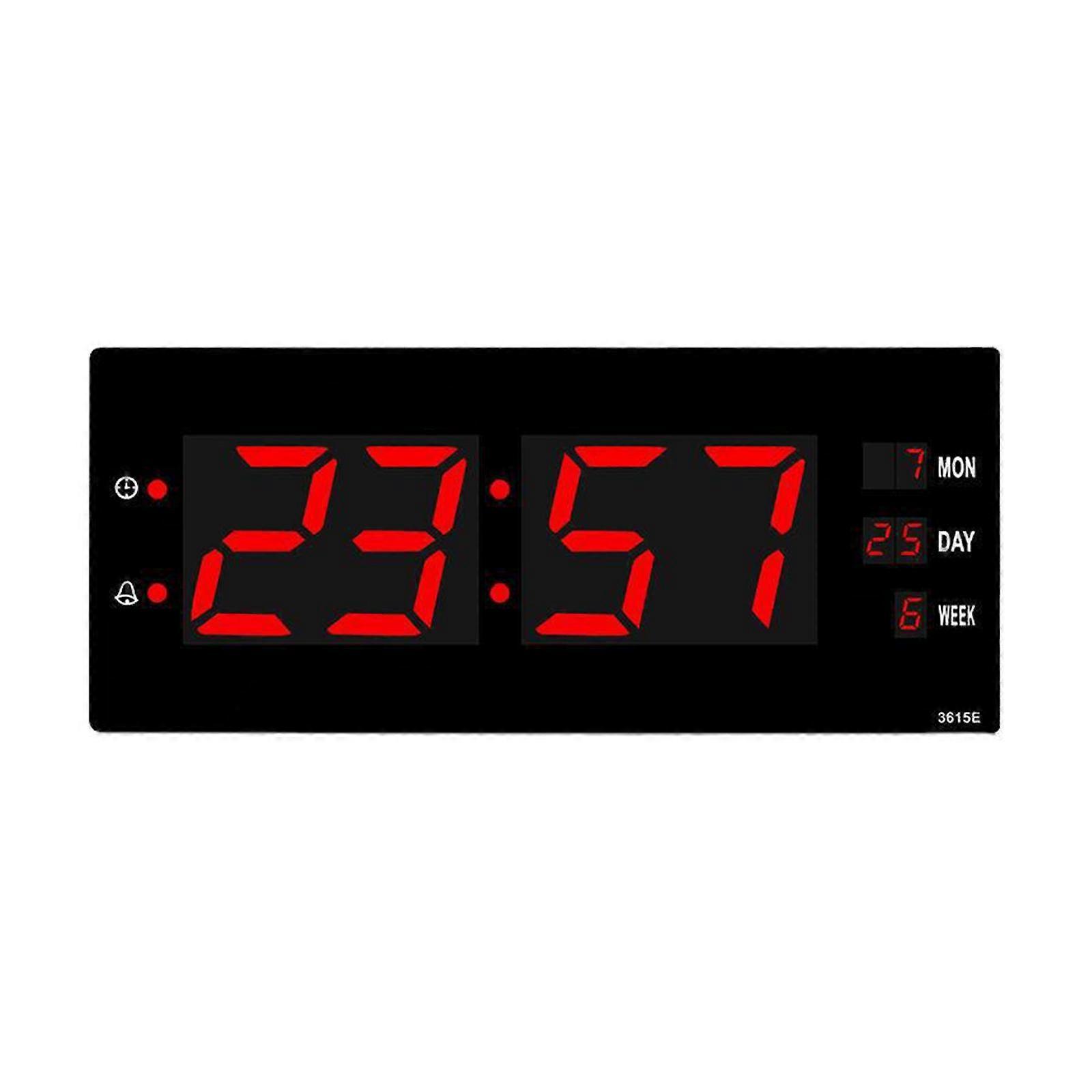 13" LED Clock Mountable Desk Calendar Display USB