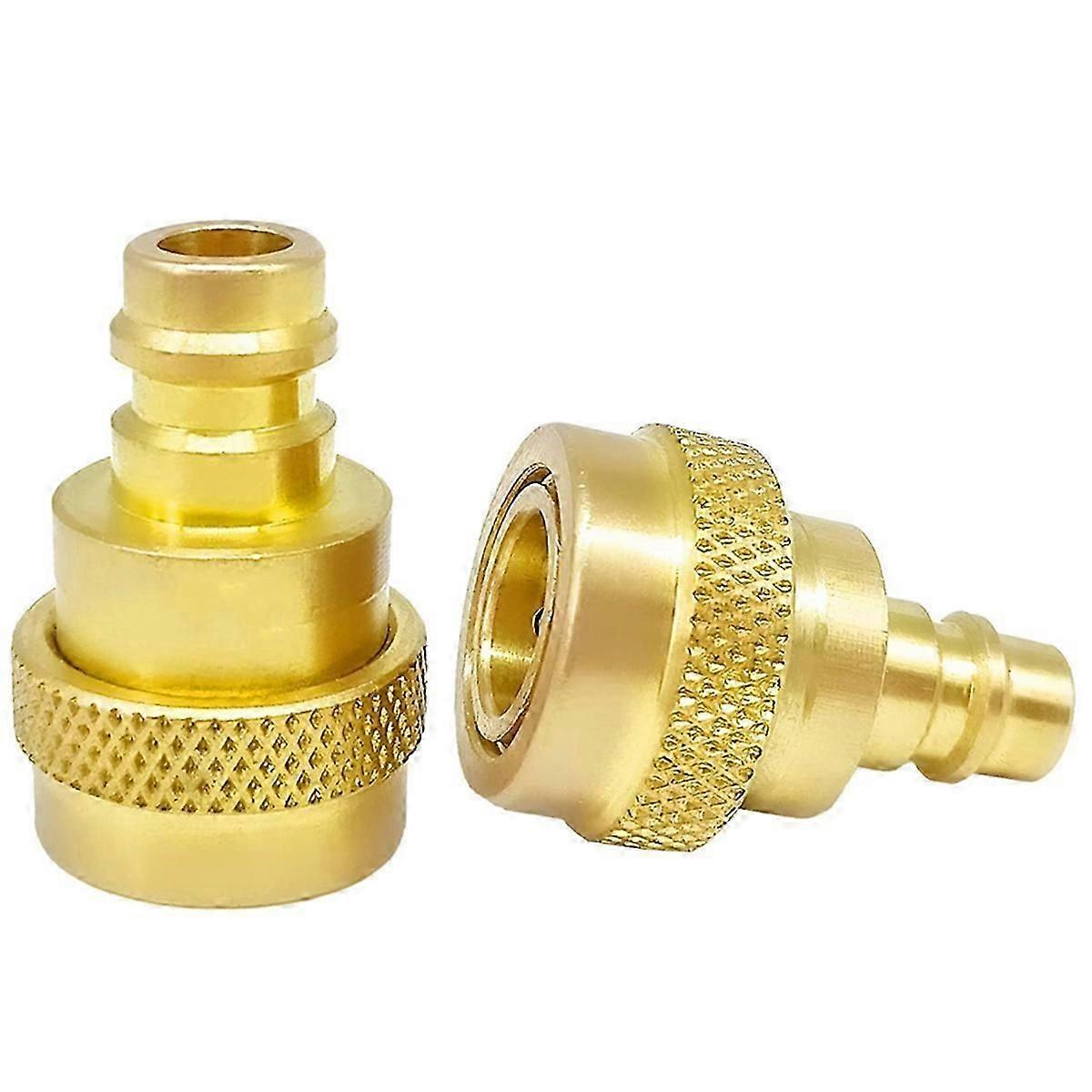 2Pcs A/C R134a to R1234yf Conversion Kit,Quick Adapter Adjustable HighandLow Voltage Connector,for A