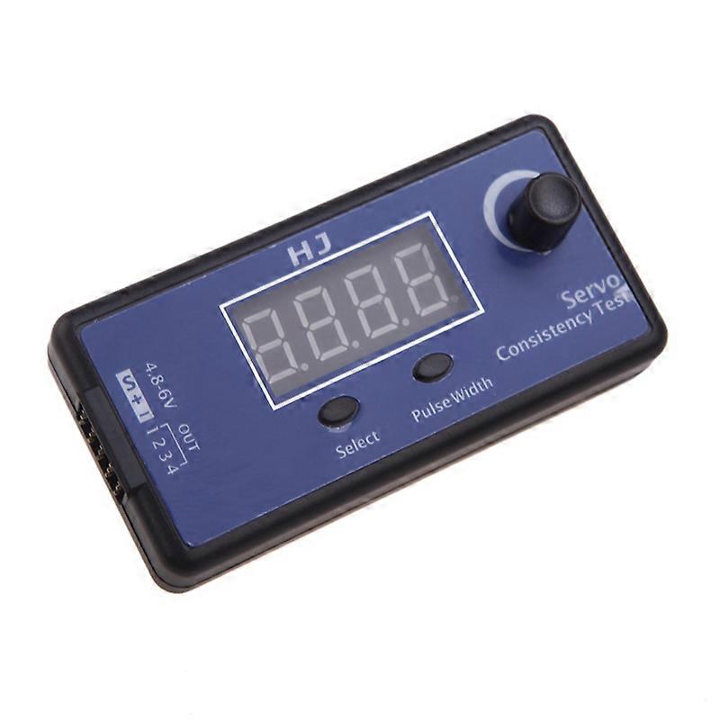 DC4.8-6V Mini 3 Modes Digital Servo/ESC Consistency Tester Steering Gear Measurement for RC Helicopt