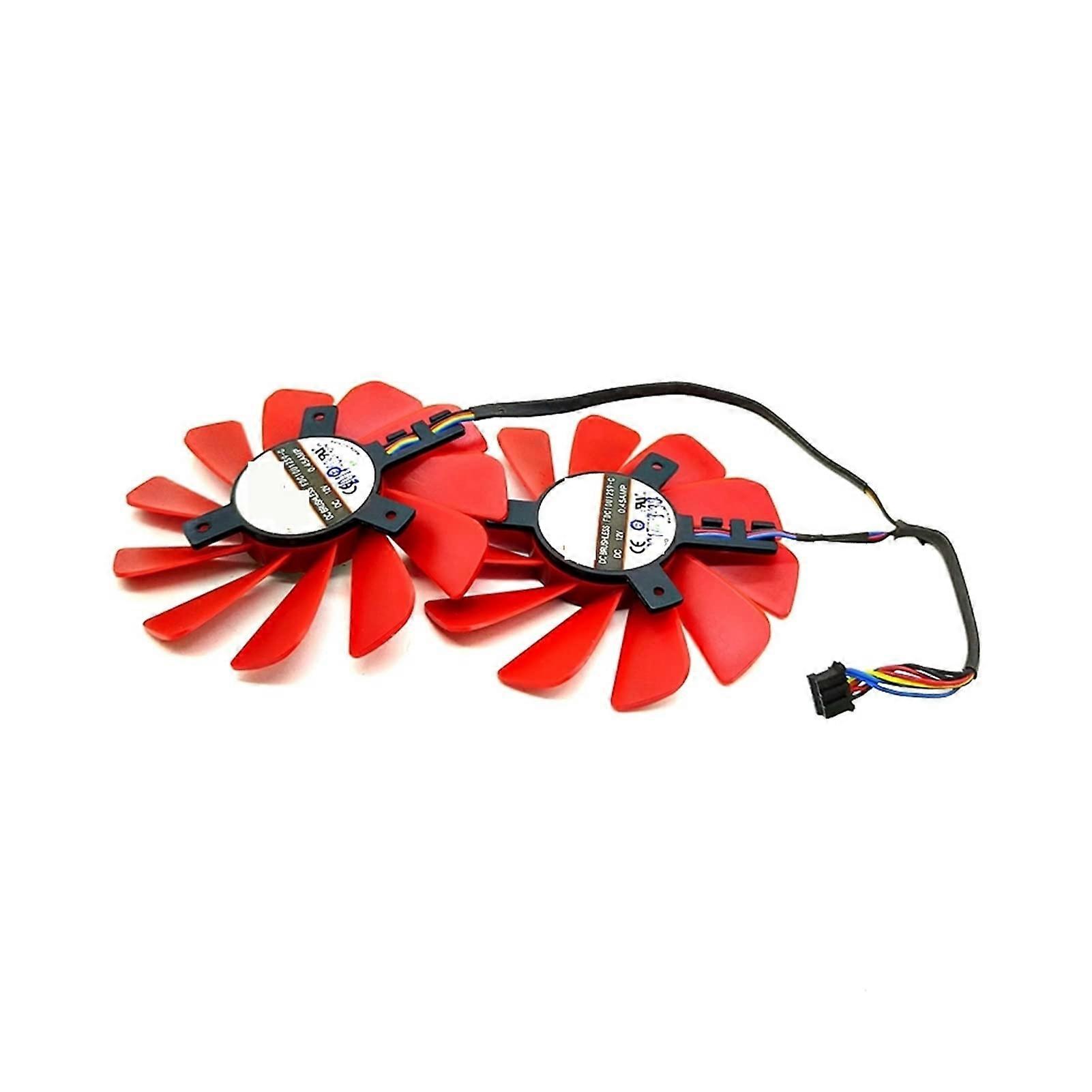 85MM FDC10U12S9-C 0.45AMP 4 Pin Cooler Fan Replacement For XFX RX 560D RX 570 RX 580 RX Vega Graphics