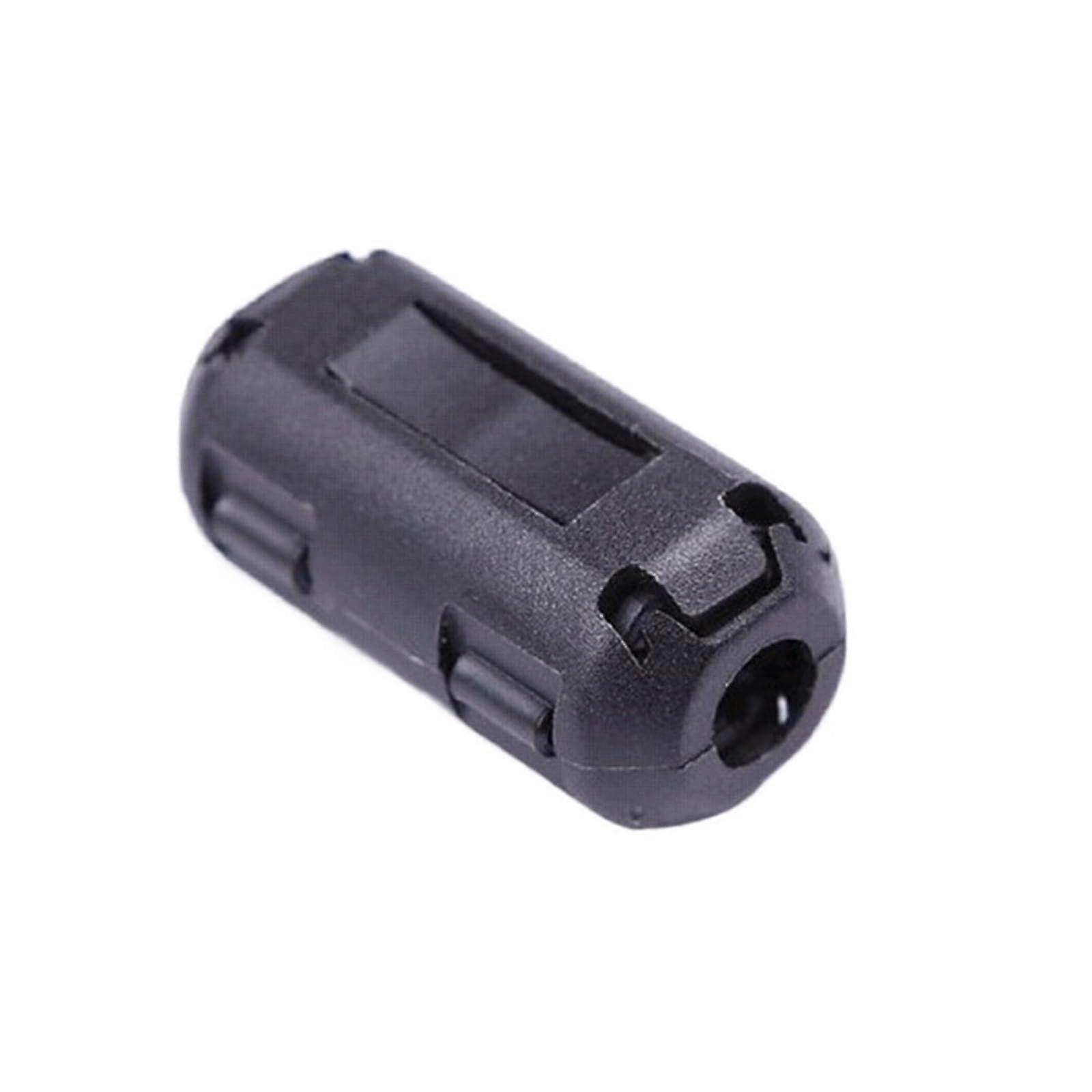 5mm 13mm Clip-On Ferrite Ring Core Noise Suppressor for Cables - 20 Pcs Black Clip Filter for Active Components