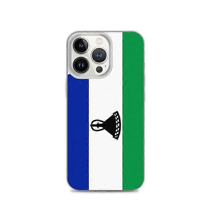 iPhone Case - Lesotho - Flag - Flexible - Multicolor - Compatible with iPhone 13 Pro