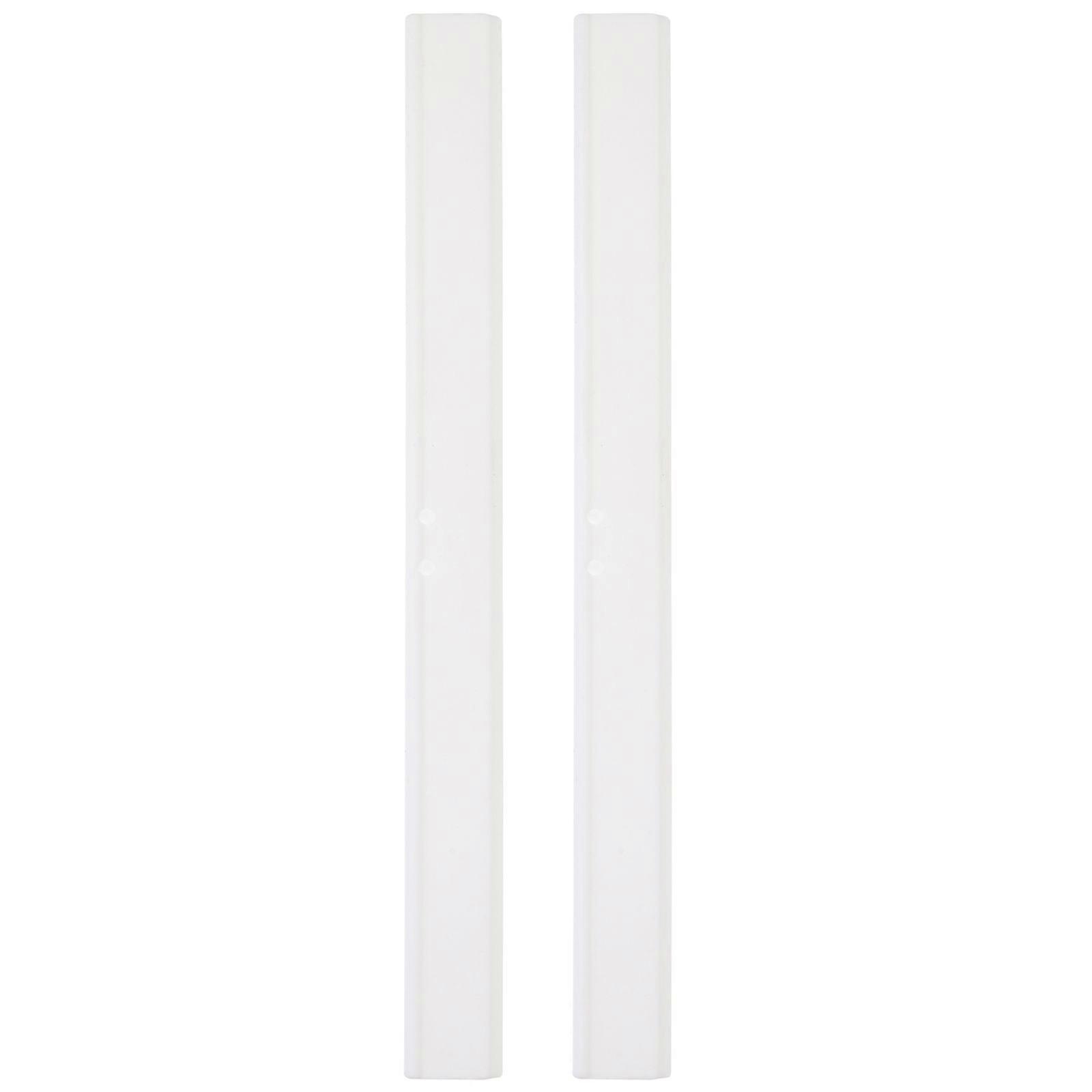 2pcs Replacement Squeegee Rubber Strip Squeegee Refill Strip Glass Squeegee Part