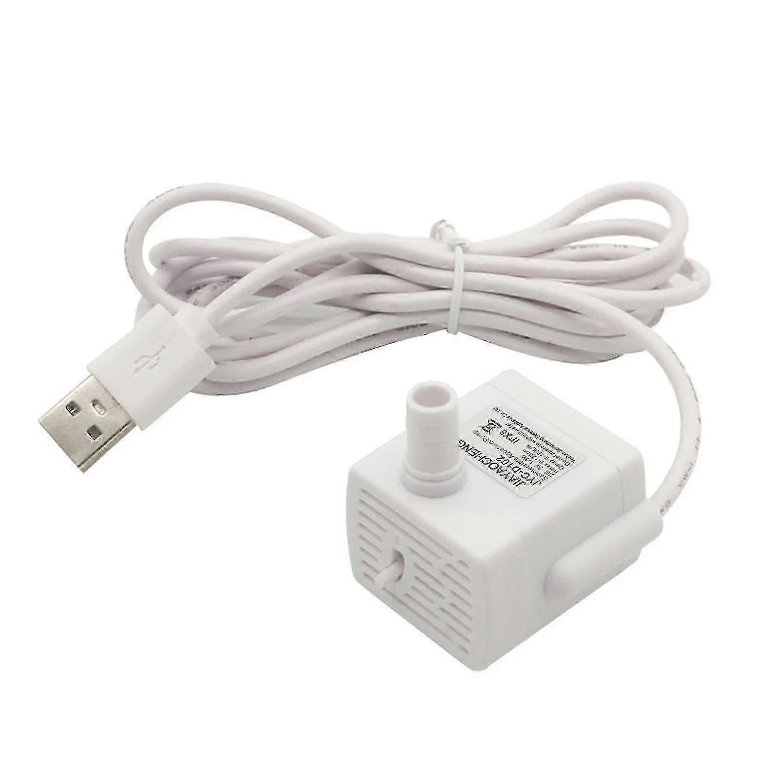 Replacement Pump For Pet Fountains Quiet Motor 3 Levels Adjustable Water Flow