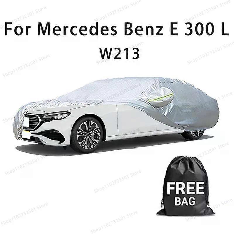 Κάλυμμα αυτοκινήτου Για Mercedes Benz E 300 L W213 Πλήρες κάλυμμα Αδιάβροχο κάλυμμα προστασίας από τον ήλιο Αξεσουάρ αυτοκινήτων ανθεκτικά στις γρατσουνιές