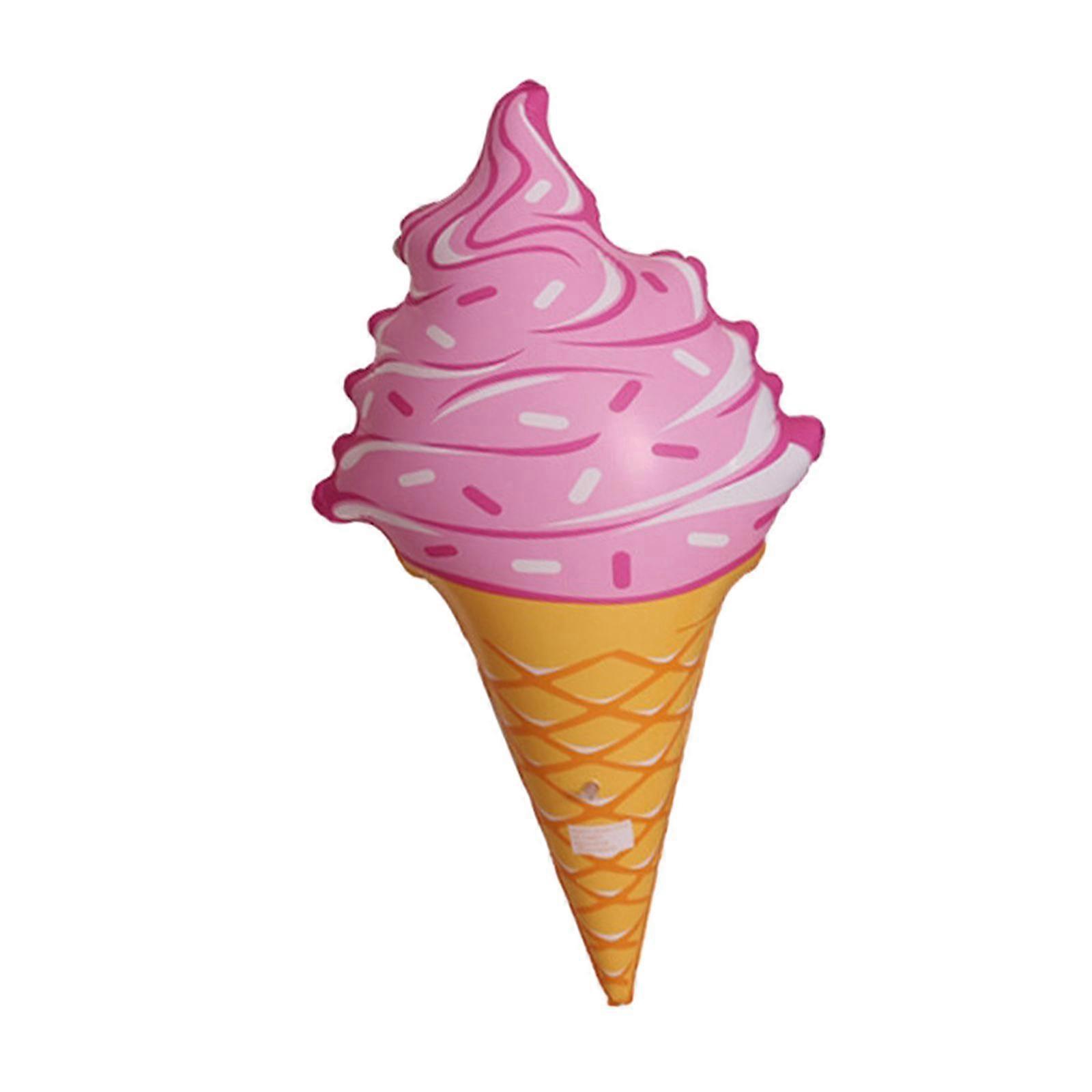 Ice Cream Shape Inflatable Swimming Toy Party Float Photography Prop Decor Toys