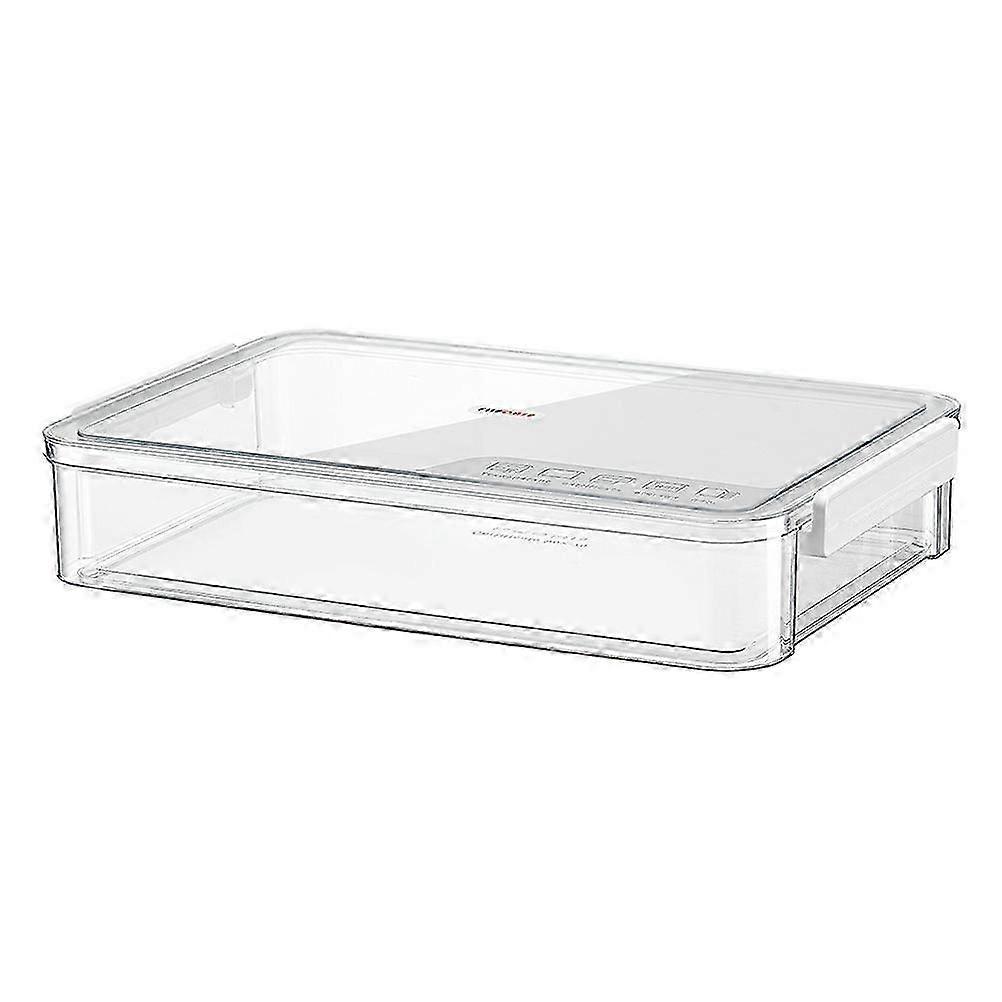 Desktop Document Holder Plastic Magazine File Organizer Storage Box Transparent 34.6x23.4x3.5cm