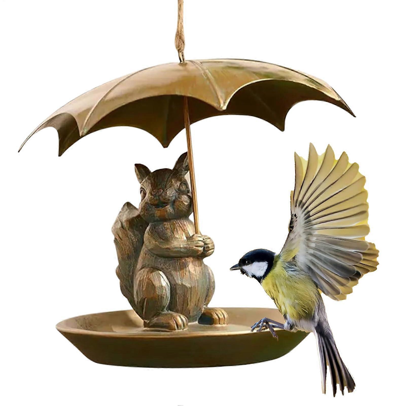 Bird Feeder with Screen, 8.9 x 9.4 cm, All-weather Hummingbird Feeder for Patios and Gardens, Squirrel Safe