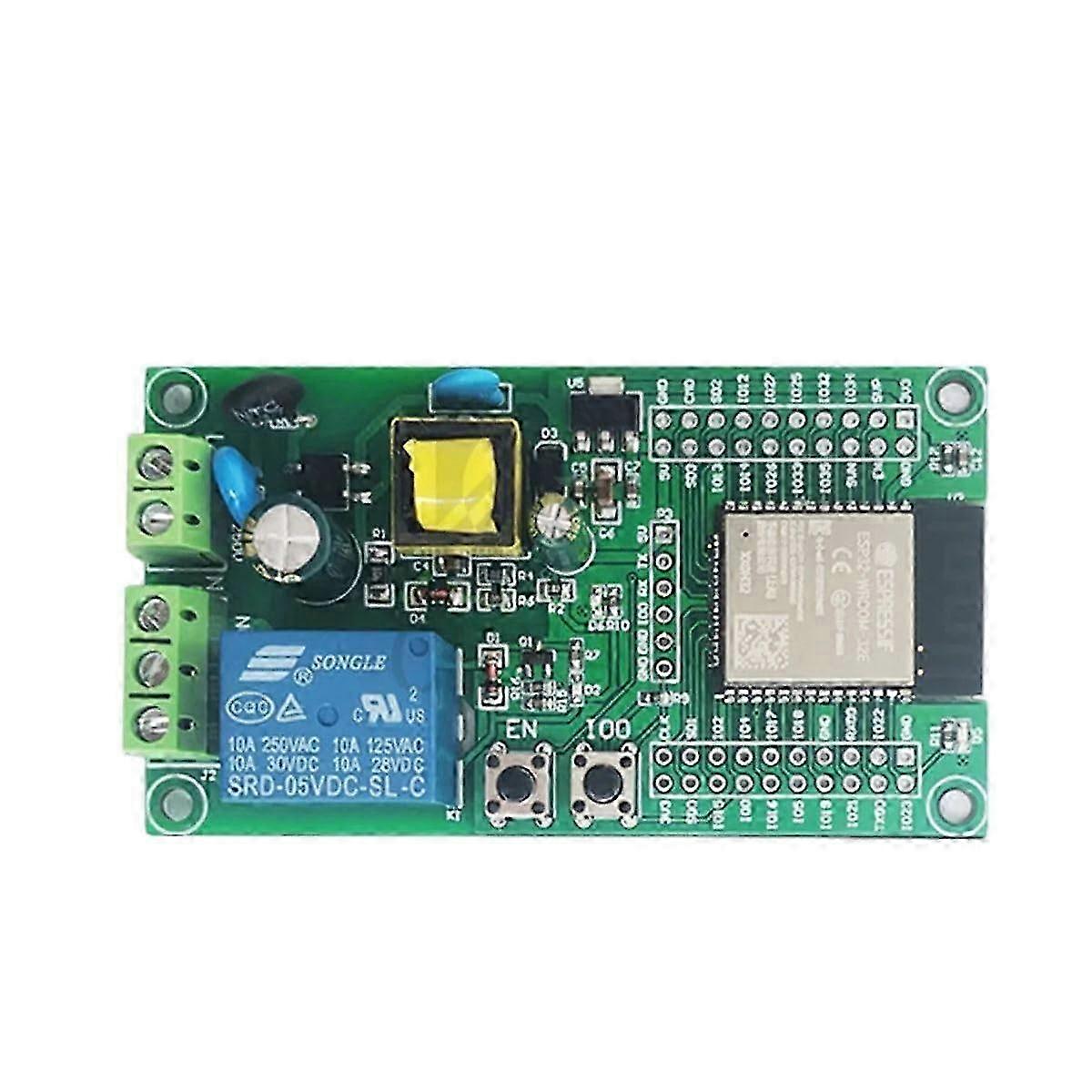 2025 ESP32 Single Relay Development Board Module Wf for Bluetooth AC90 250V ESP32 WROOM 32E