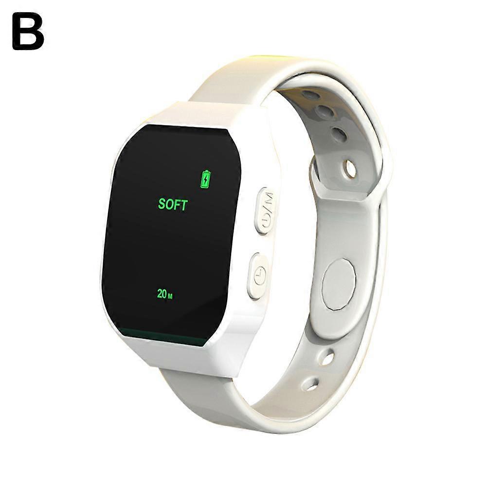 أبيض (B) $Watch أداة نوم عبر الحدود نبض ذكي محمول تهدئة الأرق أداة تدليك المنزل باليد أداة مساعدة النوم