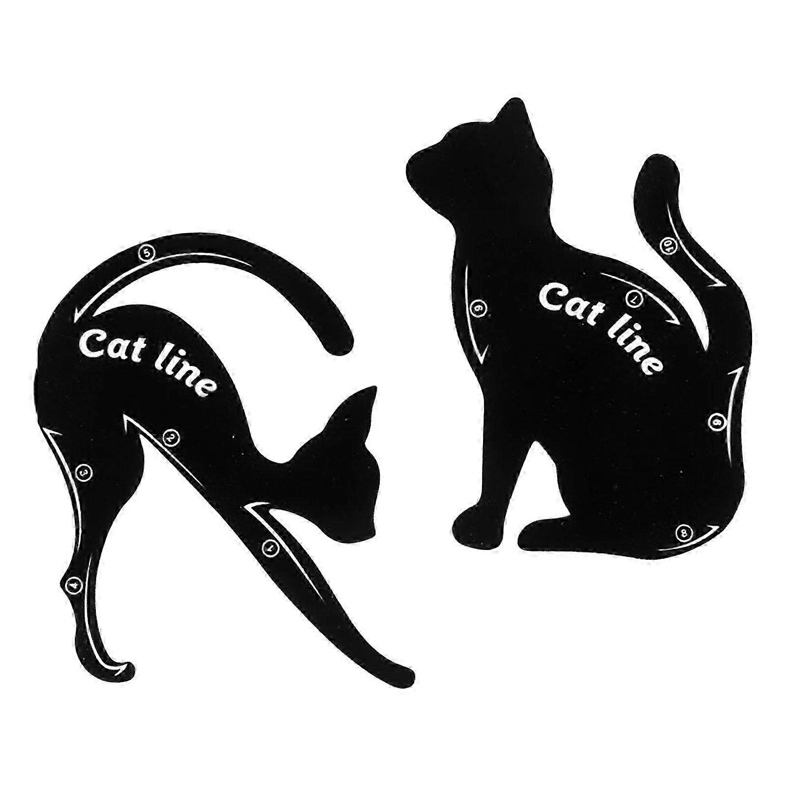 Multifunctional Eyeliner Stencils for Creative Eye Makeup, Durable and Reusable Tool for Perfect Cat Eye and Winged Liner Looks