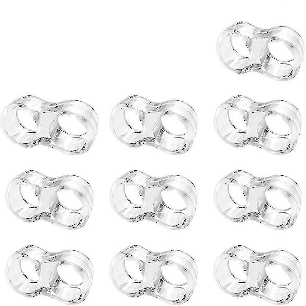 Clear Door Stopper Wall Protector (10 Pcs) - Door Handle Stoppers & Knob Shield