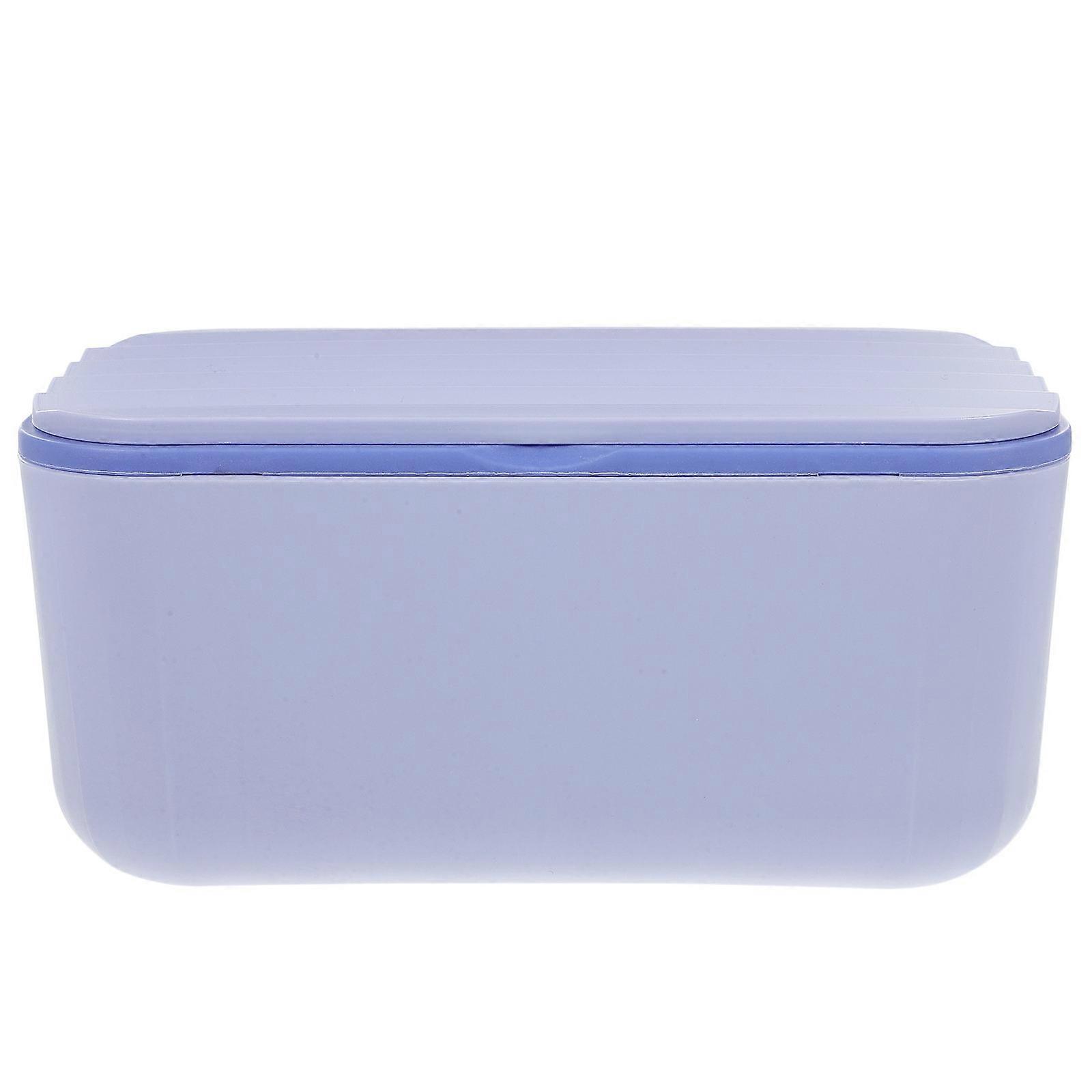 Dustproof Large Capacity Tissue Storage Box Easy Install Napkin Holder for Home Office Space Saving Strong Load Bearing Design Purple