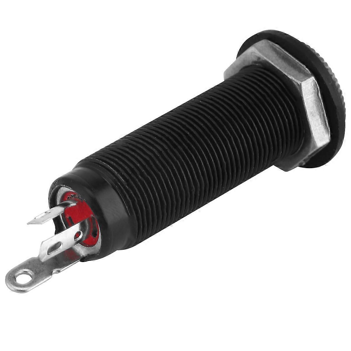 Black End Pin Jack Electric Guitar for Guitar Use 1Pcs Plug-in Socket