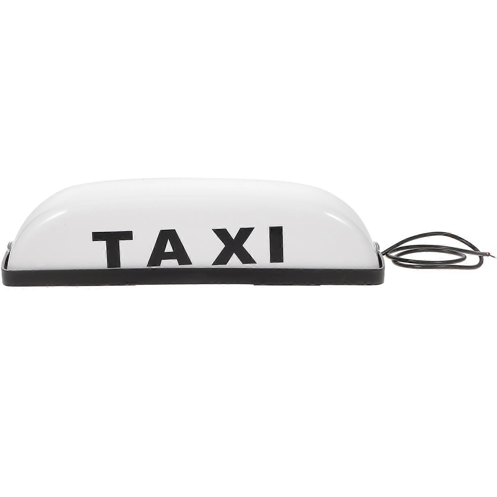 Retro 12V Taxi Roof Light – Durable, Universal Fit Cab Sign with Safe, Professional Design for All Vehicles