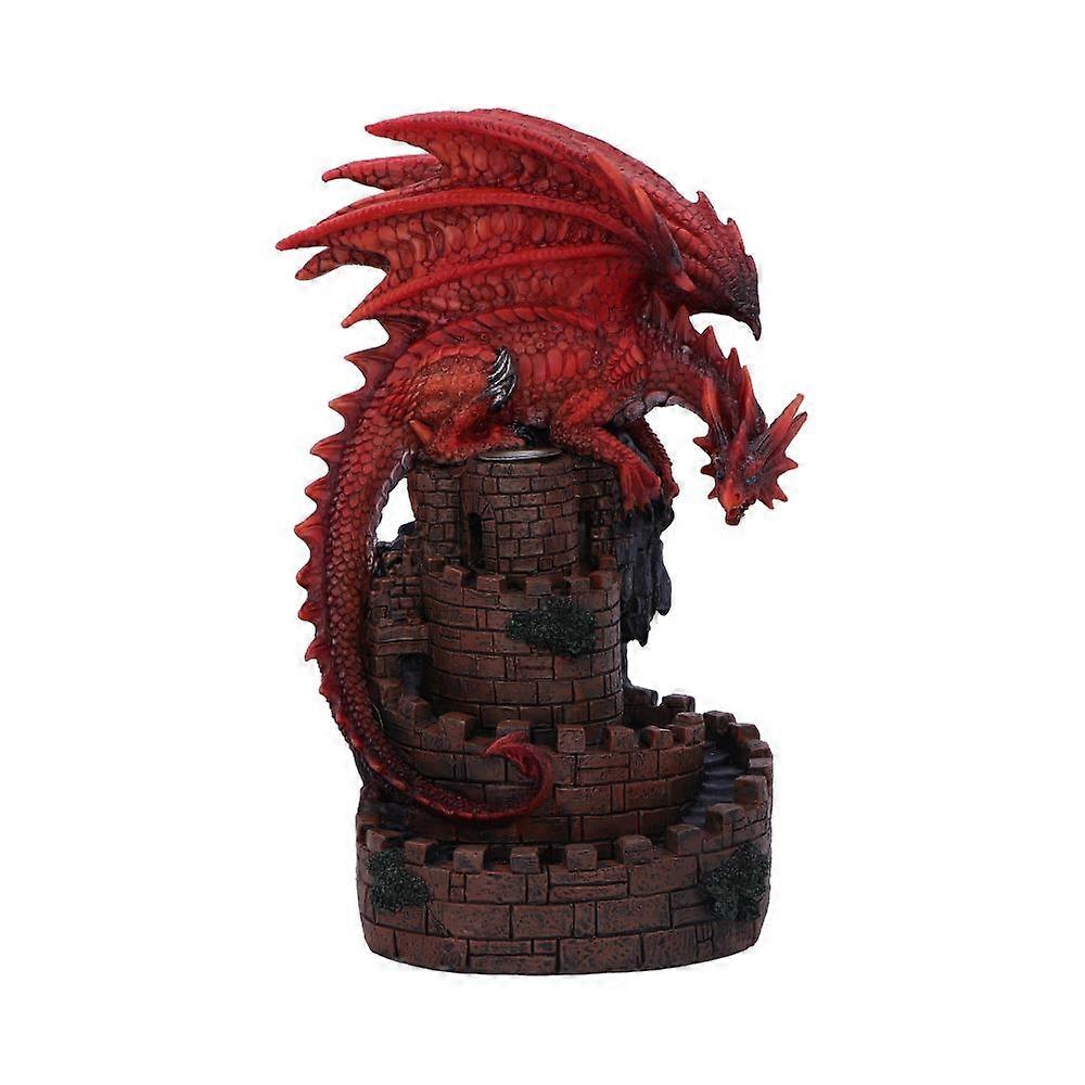 Crimson Keep Red Dragon Backflow Wierookbrander 22cm