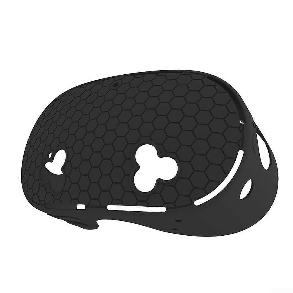 Silicone case for Meta For Quest 3S keeps your VR headset clean and (black).