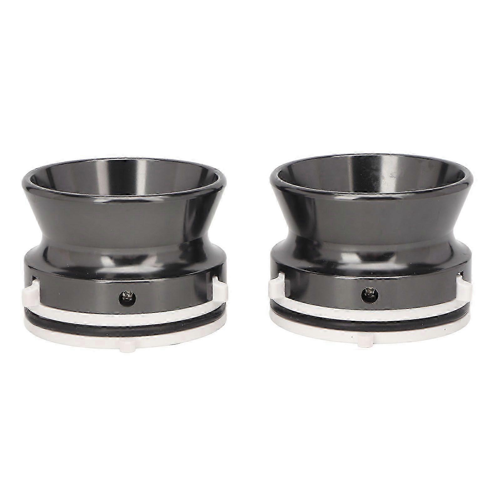 1 Pair 10in NAB Hub Adapters Professional Aluminium Alloy Polished Reel to Reel Tape Adapter Suitable for Certain Brands